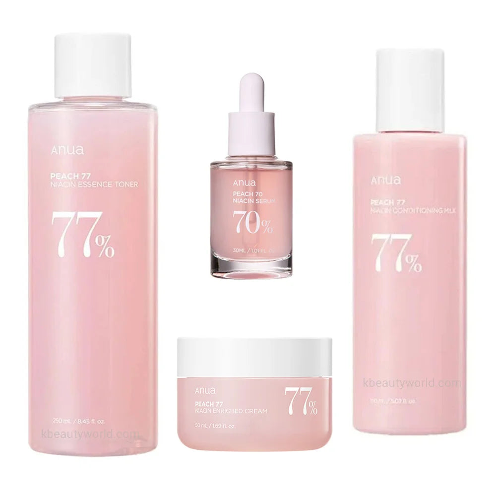 Ultimate Peach Korean Beauty Glass Skin Set
