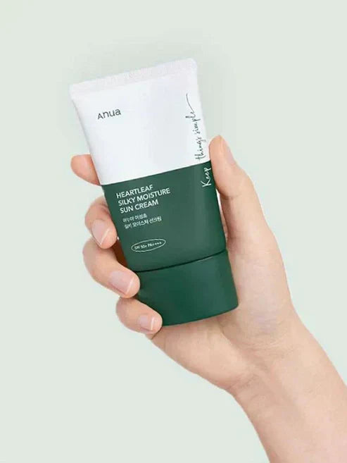 Heartleaf Silky Moisture Sun Cream SPF 50+